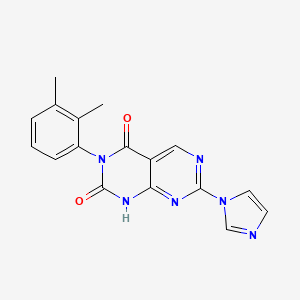 3-(2,3-dimethylphenyl)-7-(1H-imidazol-1-yl)pyrimido[4,5-d]pyrimidine-2,4(1H,3H)-dione