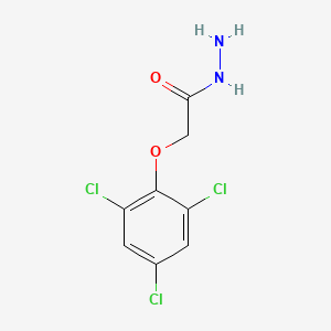 molecular formula C8H7Cl3N2O2 B2936546 2-(2,4,6-Trichlorophenoxy)acetohydrazide CAS No. 190588-40-0