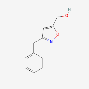 molecular formula C11H11NO2 B2936726 (3-benzyl-1,2-oxazol-5-yl)methanol CAS No. 52156-50-0
