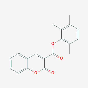 molecular formula C19H16O4 B2936809 2,3,6-trimethylphenyl 2-oxo-2H-chromene-3-carboxylate CAS No. 831235-82-6