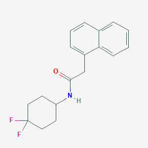 molecular formula C18H19F2NO B2936819 N-(4,4-difluorocyclohexyl)-2-(naphthalen-1-yl)acetamide CAS No. 2034515-38-1