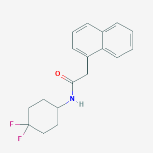 N-(4,4-difluorocyclohexyl)-2-(naphthalen-1-yl)acetamide