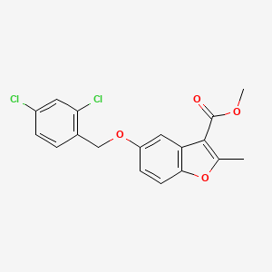 Methyl 5-[(2,4-dichlorophenyl)methoxy]-2-methyl-1-benzofuran-3-carboxylate