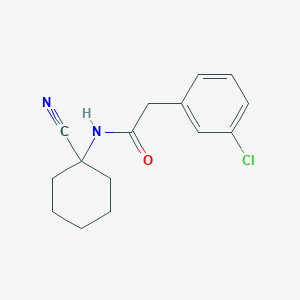 2-(3-chlorophenyl)-N-(1-cyanocyclohexyl)acetamide