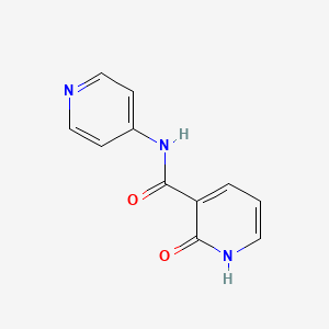2-oxo-N-(4-pyridinyl)-1,2-dihydro-3-pyridinecarboxamide