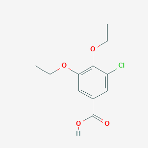 3-Chloro-4,5-diethoxybenzoic acid
