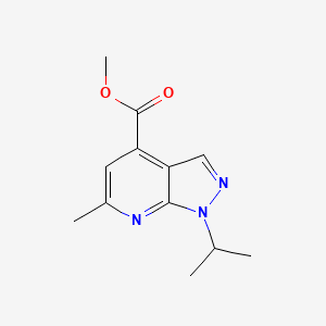 Methyl 1-isopropyl-6-methyl-1H-pyrazolo[3,4-b]pyridine-4-carboxylate