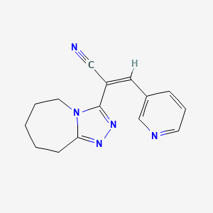 (Z)-3-(pyridin-3-yl)-2-(6,7,8,9-tetrahydro-5H-[1,2,4]triazolo[4,3-a]azepin-3-yl)acrylonitrile