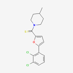(5-(2,3-Dichlorophenyl)furan-2-yl)(4-methylpiperidin-1-yl)methanethione