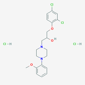 1-(2,4-dichlorophenoxy)-3-[4-(2-methoxyphenyl)piperazin-1-yl]propan-2-ol Dihydrochloride