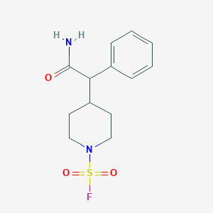 4-(2-Amino-2-oxo-1-phenylethyl)piperidine-1-sulfonyl fluoride