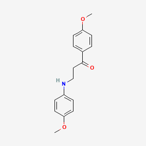 3-(4-Methoxyanilino)-1-(4-methoxyphenyl)-1-propanone