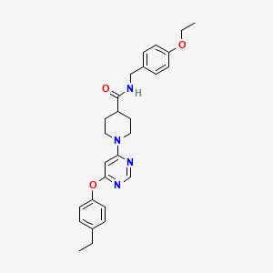 N-(4-ethoxybenzyl)-1-(6-(4-ethylphenoxy)pyrimidin-4-yl)piperidine-4-carboxamide