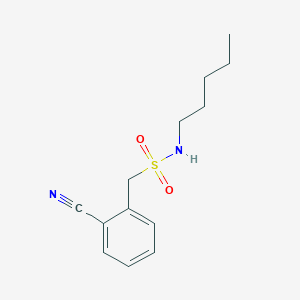 1-(2-cyanophenyl)-N-pentylmethanesulfonamide