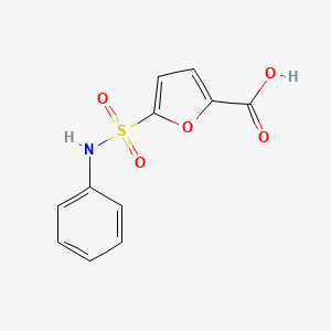 molecular formula C11H9NO5S B2937027 5-(Phenylsulfamoyl)furan-2-carboxylic acid CAS No. 1152524-38-3