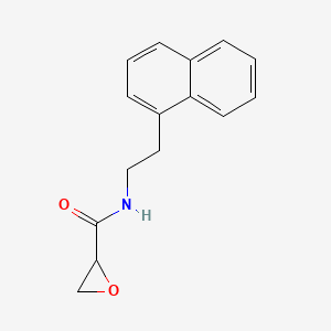 molecular formula C15H15NO2 B2937028 N-(2-Naphthalen-1-ylethyl)oxirane-2-carboxamide CAS No. 2411268-51-2