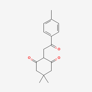 5,5-Dimethyl-2-[2-(4-methylphenyl)-2-oxoethyl]cyclohexane-1,3-dione