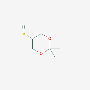molecular formula C6H12O2S B2937071 2,2-Dimethyl-1,3-dioxane-5-thiol CAS No. 2172516-99-1