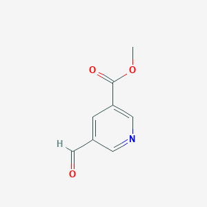 molecular formula C8H7NO3 B029372 Methyl 5-formylpyridine-3-carboxylate CAS No. 6221-06-3
