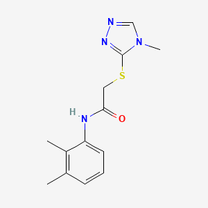 molecular formula C13H16N4OS B2937200 N-(2,3-dimethylphenyl)-2-[(4-methyl-4H-1,2,4-triazol-3-yl)sulfanyl]acetamide CAS No. 329080-09-3