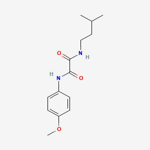 molecular formula C14H20N2O3 B2937290 N1-isopentyl-N2-(4-methoxyphenyl)oxalamide CAS No. 313069-99-7