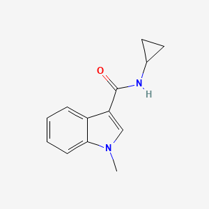 molecular formula C13H14N2O B2937469 N-cyclopropyl-1-methyl-1H-indole-3-carboxamide CAS No. 923111-57-3