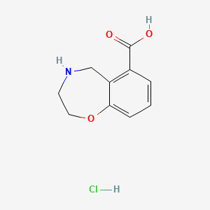 2,3,4,5-Tetrahydro-1,4-benzoxazepine-6-carboxylic acid hydrochloride