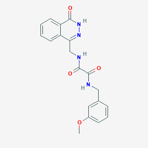 molecular formula C19H18N4O4 B2937562 N'-[(3-methoxyphenyl)methyl]-N-[(4-oxo-3,4-dihydrophthalazin-1-yl)methyl]ethanediamide CAS No. 923140-04-9