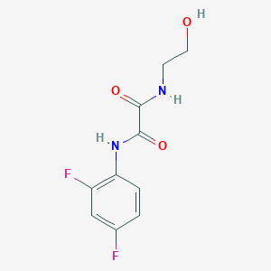 N'-(2,4-difluorophenyl)-N-(2-hydroxyethyl)oxamide