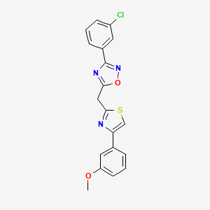 N-[1-(1H-indol-3-ylacetyl)piperidin-4-yl]-4-methylbenzenesulfonamide