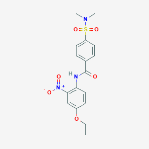 4-(dimethylsulfamoyl)-N-(4-ethoxy-2-nitrophenyl)benzamide
