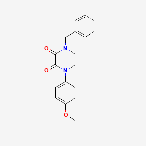 1-Benzyl-4-(4-ethoxyphenyl)pyrazine-2,3-dione