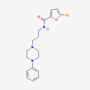 5-bromo-N-(3-(4-phenylpiperazin-1-yl)propyl)furan-2-carboxamide