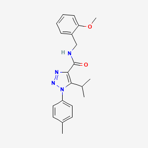 5-isopropyl-N-(2-methoxybenzyl)-1-(p-tolyl)-1H-1,2,3-triazole-4-carboxamide