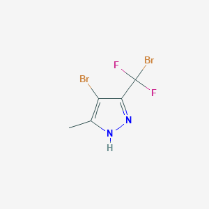 4-Bromo-3-(bromodifluoromethyl)-5-methyl-1H-pyrazole