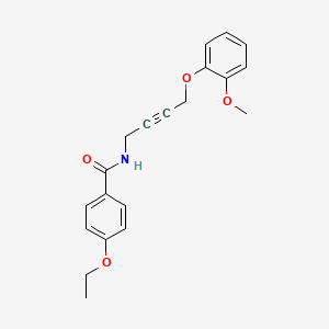 4-ethoxy-N-(4-(2-methoxyphenoxy)but-2-yn-1-yl)benzamide