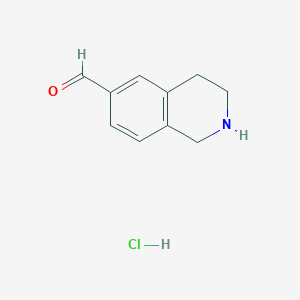 1,2,3,4-Tetrahydroisoquinoline-6-carbaldehyde hydrochloride