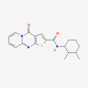 molecular formula C19H21N3O2S B2937959 N-(2,3-dimethylcyclohexyl)-4-oxo-4H-pyrido[1,2-a]thieno[2,3-d]pyrimidine-2-carboxamide CAS No. 1212400-81-1