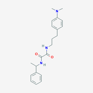 molecular formula C21H27N3O2 B2937963 N-{3-[4-(dimethylamino)phenyl]propyl}-N'-(1-phenylethyl)ethanediamide CAS No. 953987-64-9