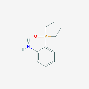 molecular formula C10H16NOP B2938063 (2-Aminophenyl)diethylphosphine oxide CAS No. 1407520-18-6