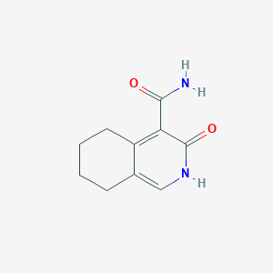 B2938184 3-oxo-5,6,7,8-tetrahydro-2H-isoquinoline-4-carboxamide CAS No. 26862-51-1