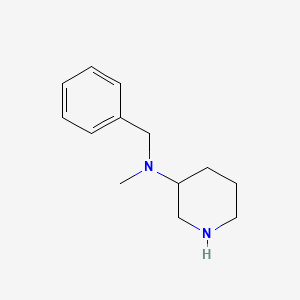 molecular formula C13H20N2 B2938261 Benzyl-methyl-piperidin-3-yl-amine CAS No. 1110700-77-0