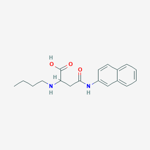 molecular formula C18H22N2O3 B2938282 2-(Butylamino)-4-(naphthalen-2-ylamino)-4-oxobutanoic acid CAS No. 1047683-62-4