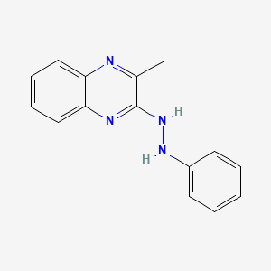 molecular formula C15H14N4 B2938399 2-Methyl-3-(2-phenylhydrazinyl)quinoxaline CAS No. 91757-46-9