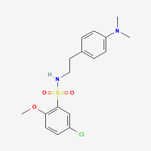 5-chloro-N-(4-(dimethylamino)phenethyl)-2-methoxybenzenesulfonamide