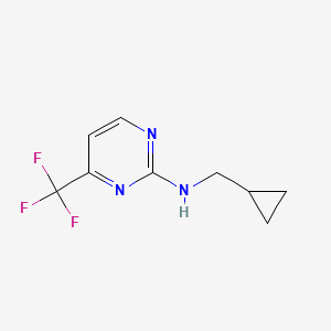 N-(cyclopropylmethyl)-4-(trifluoromethyl)pyrimidin-2-amine