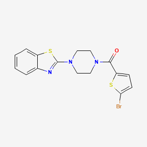 (4-(Benzo[d]thiazol-2-yl)piperazin-1-yl)(5-bromothiophen-2-yl)methanone