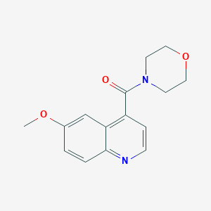 6-Methoxy-4-(morpholine-4-carbonyl)quinoline