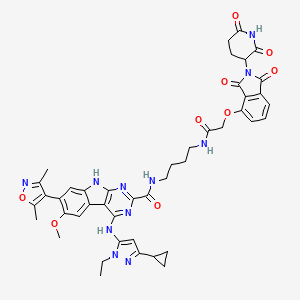 molecular formula C44H45N11O9 B2938510 PROTAC BET Degrader-1 