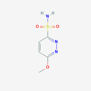 molecular formula C5H7N3O3S B2938597 6-methoxypyridazine-3-sulfonamide CAS No. 1195651-75-2